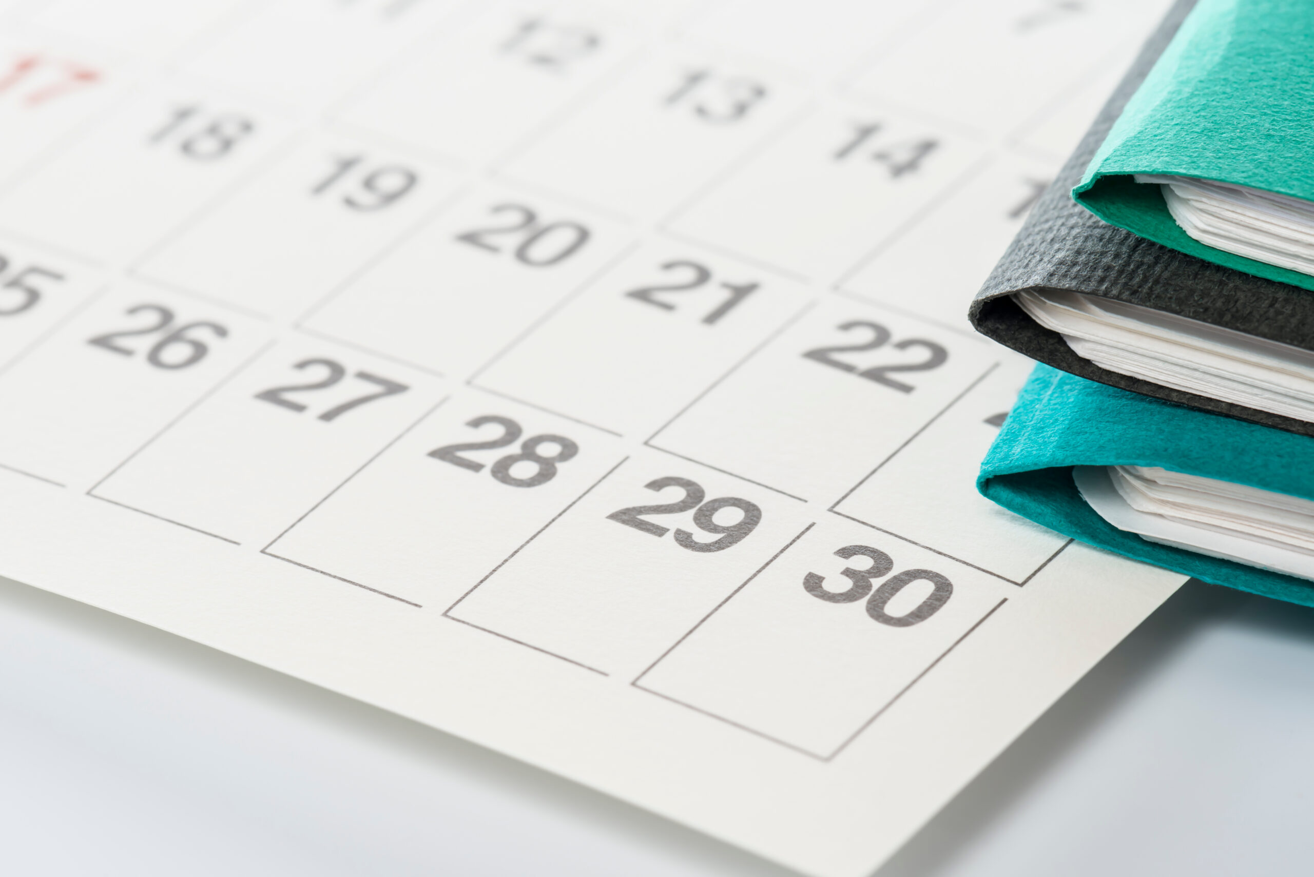 ファイルとカレンダー